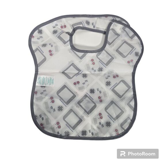 Nintendo Bumkins Baby Superbib ‎ NES Gameboy Waterproof Bibs Pack Of 2 Gamer - Picture 5 of 10